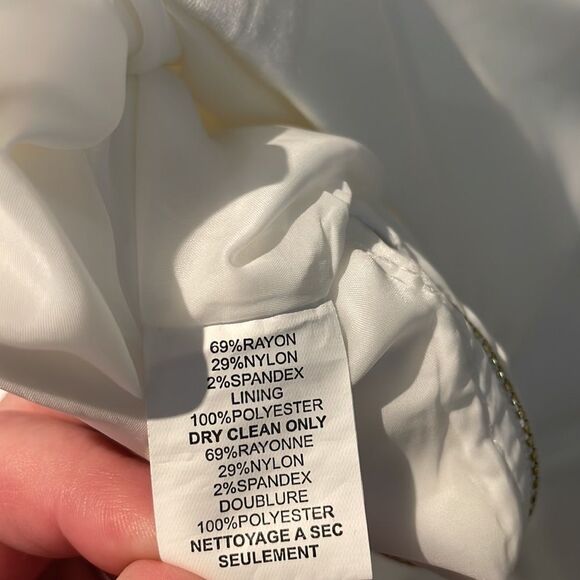 Trina Turk bodycon dress with gold zippers on the sides SZ 4 - Picture 7 of 8